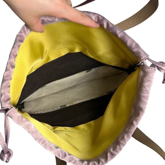 See By Chloé Multicolor Canvas Casual Style Logo Tote Bag w Floral Detail - Picture 5 of 14